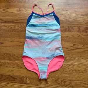 Ivivva by Lululemon girls one piece swim bathing suit 12